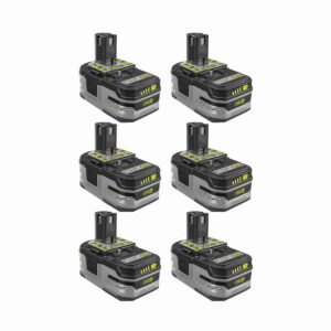 RYOBI 18-Volt ONE+ Lithium-Ion 3.0 Ah LITHIUM+ HP High Capacity Battery (6-Pack)