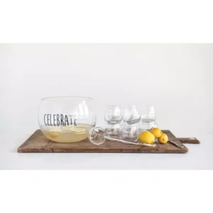 3R Studios 6.5 qt. Clear Glass