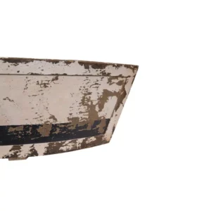 3R Studios Wood Decorative Boat with Tin Insert