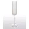 Abigails White Night Frosted Champagne Glass
