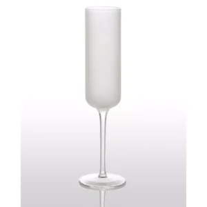 Abigails White Night Frosted Champagne Glass