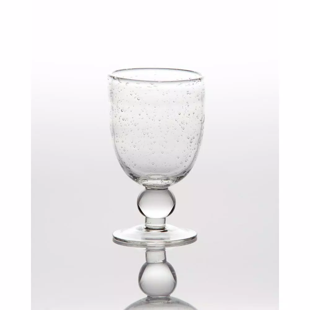 Abigails St. Remy 2.75 in. D x 5 in. H Bubble Wine Glass (Set of 4)