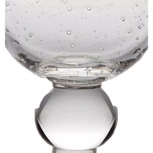 Abigails St. Remy 2.75 in. D x 5 in. H Bubble Wine Glass (Set of 4)