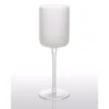 Abigails White Night Frosted Water Glass