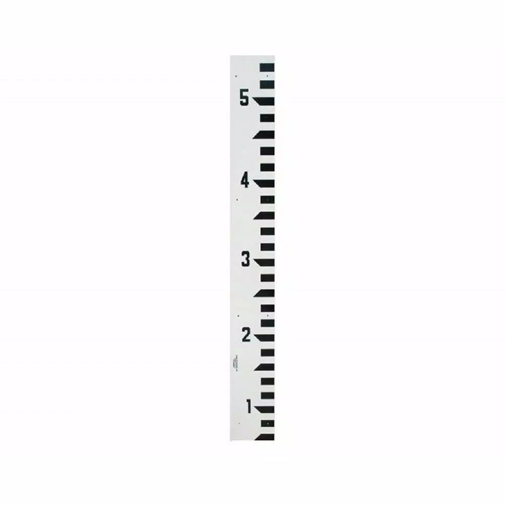 AdirPro 5 ft. Stream Gauge 10ths/feet Measuring 10.5 ft. to 15.5 ft.