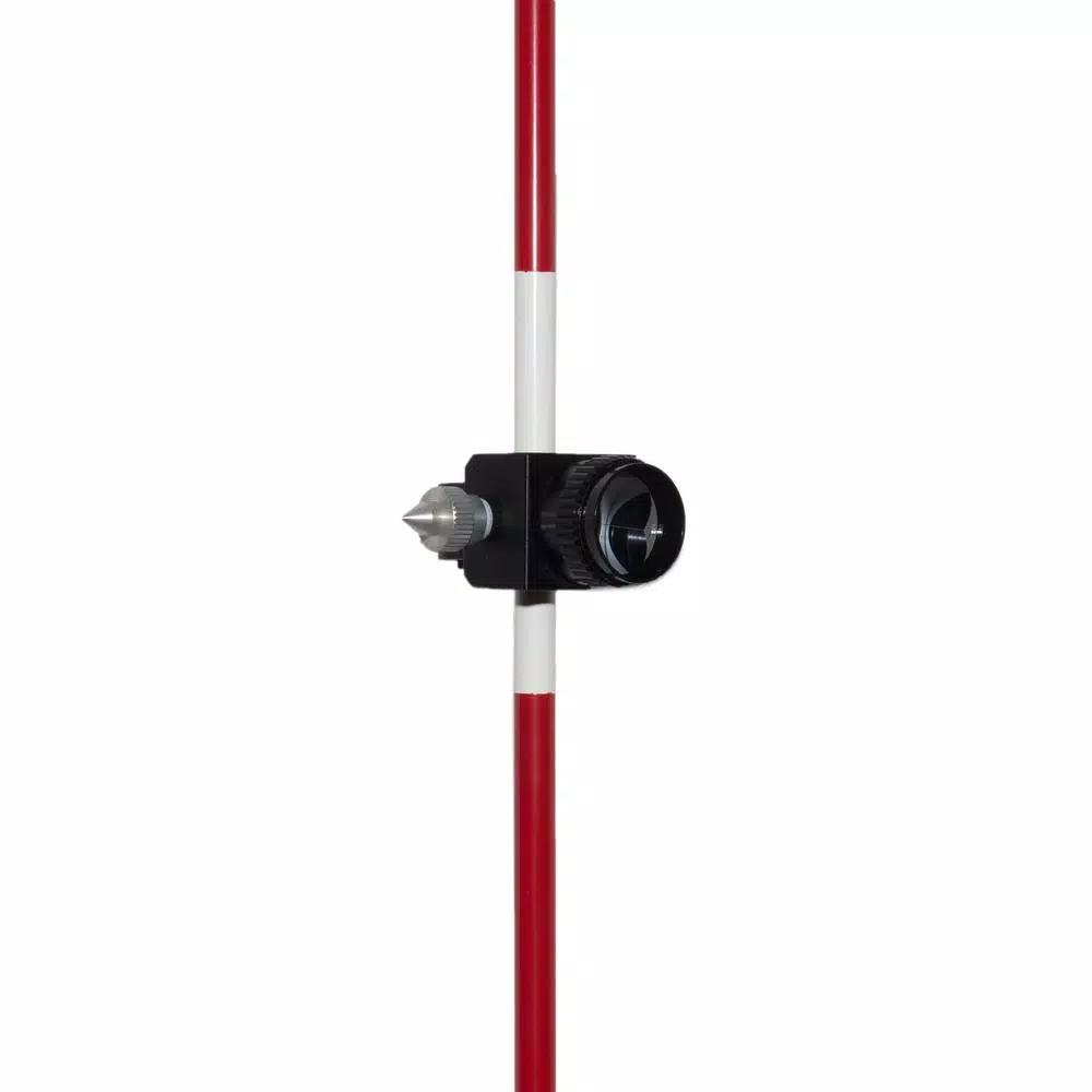 AdirPro Pin Pole with 5.91 in. Mini Prism