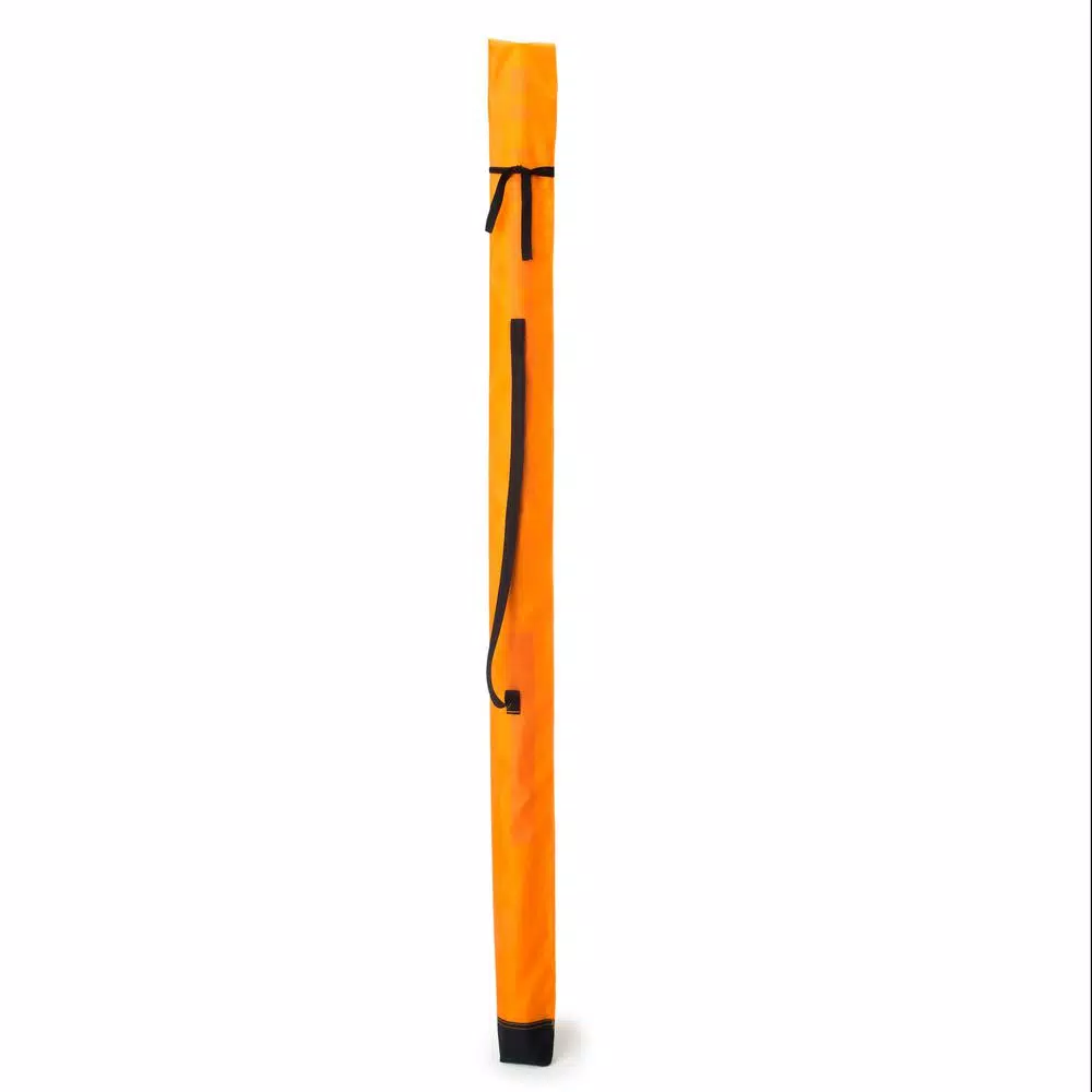 AdirPro 25 ft. Surveyor Oval Shaped Leveling Grade Rod in 10ths Scale