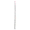 AdirPro 25 ft. Surveyor Oval Shaped Leveling Grade Rod iInches