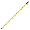 AdirPro 6 ft. 2 m 10ths Graduation Aluminum 3-Position Snap-Lock Rover Telescoping Rod Pole in Yellow