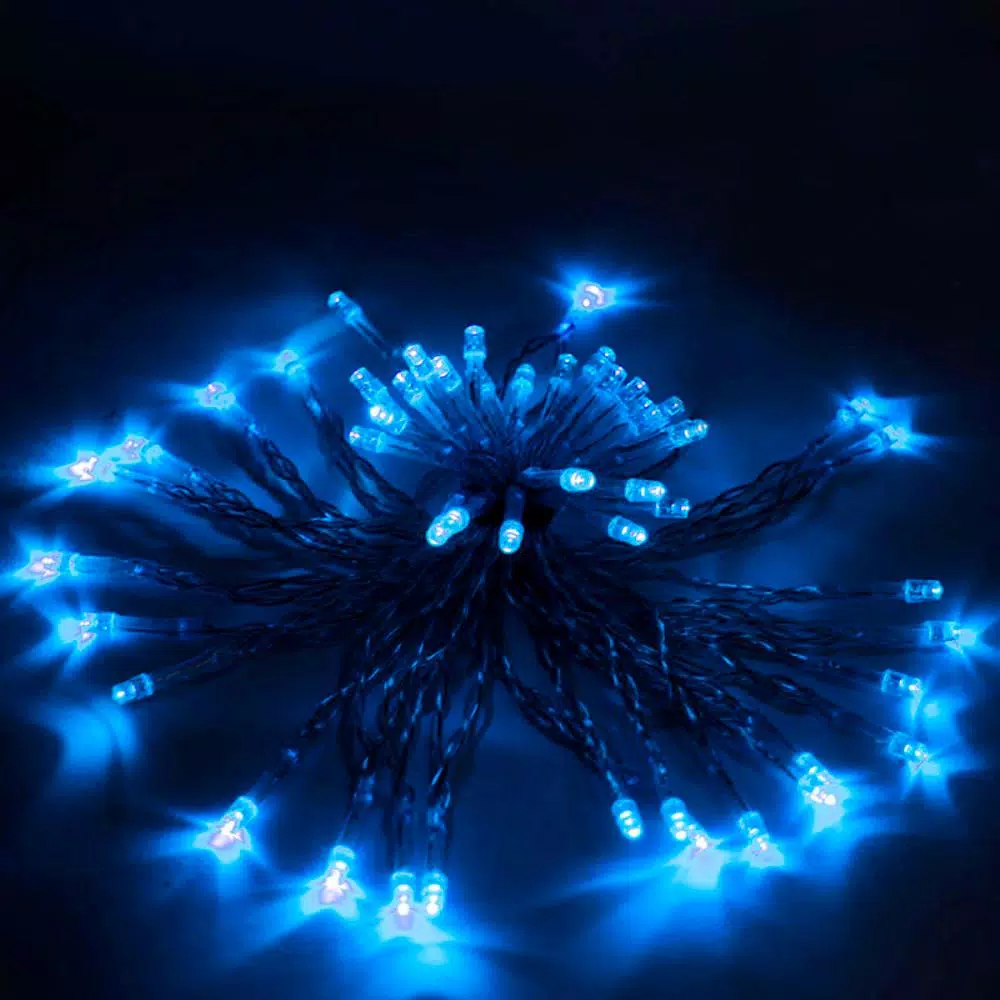 ALEKO 60 LED White Solar Powered String Lights