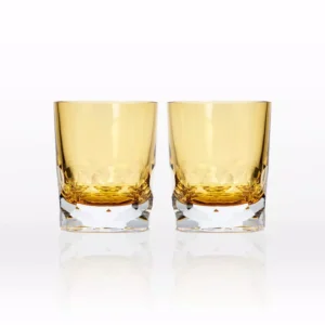 Rolf Glass Vienna 7 oz. Amber Old-Fashioned (Set of 2)
