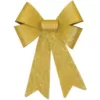 Amscan 13 in. Glitter Bow in Gold (4-Pack)