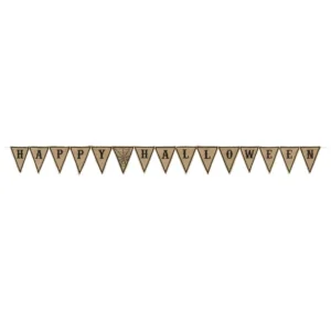 Amscan 10 in. Modern Happy Halloween Burlap Banner