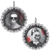 Amscan 12 in. Gray Halloween Portrait Sign (2-Pack)