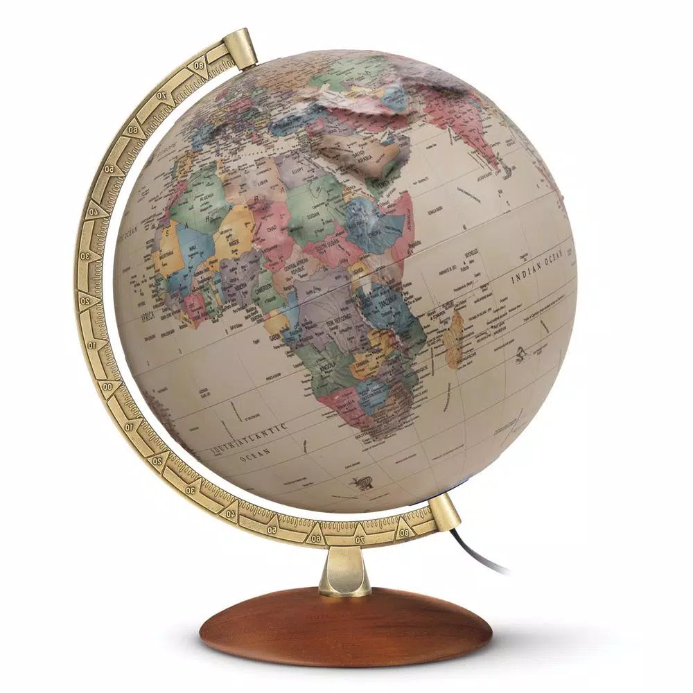 Waypoint Geographic Athens 12 in. Illuminated Raised Relief Desktop Globe
