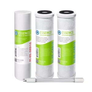APEC Water Systems Essence ROES-UV75-SS Replacement Water Filter Cartridge Pre-Filter Set with UV Bulb Stage 1-3 and 5