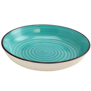 Gibson Home 12.05 oz. Assorted Colors Stoneware Pasta Bowls (4-Piece)