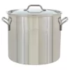 Bayou Classic Brew Kettle 30 qt. Stainless Steel Stock Pot with Lid
