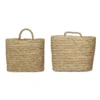 3R Studios Seagrass Handwoven Decorative Wall Baskets (Set of 2)