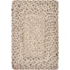 LR Home Woven Bleach / Natural 19 in. x 13 in. Jute Placemat (Set of 4)