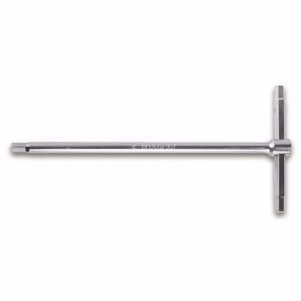 Beta 951 mm - 14 mm T-Handle Hex Key Wrench Metric with Adjustable Handle and 3-Tips