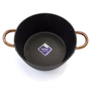 Oster Allsberg 10-Piece Aluminum Nonstick Cookware Set in Black and Bronze
