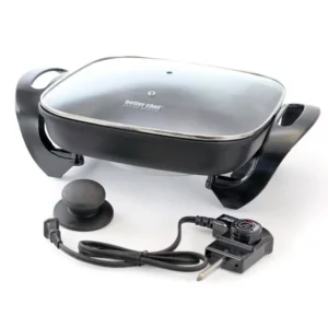 Better Chef 11.5 in. Black Non-Stick Electric Skillet Grill