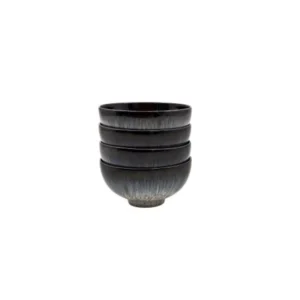 Denby Halo 5.1 in. 4-Piece Rice Bowl Set