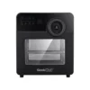 Boyel Living 15 Qt. Black Stainless Steel 16 in 1 Digital Air Fryer Oven with Rotisserie and Dehydrator, 8 Accessories Included