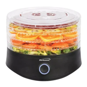 Brentwood Appliances 5-Tray Black Food Dehydrator with Auto Shutoff