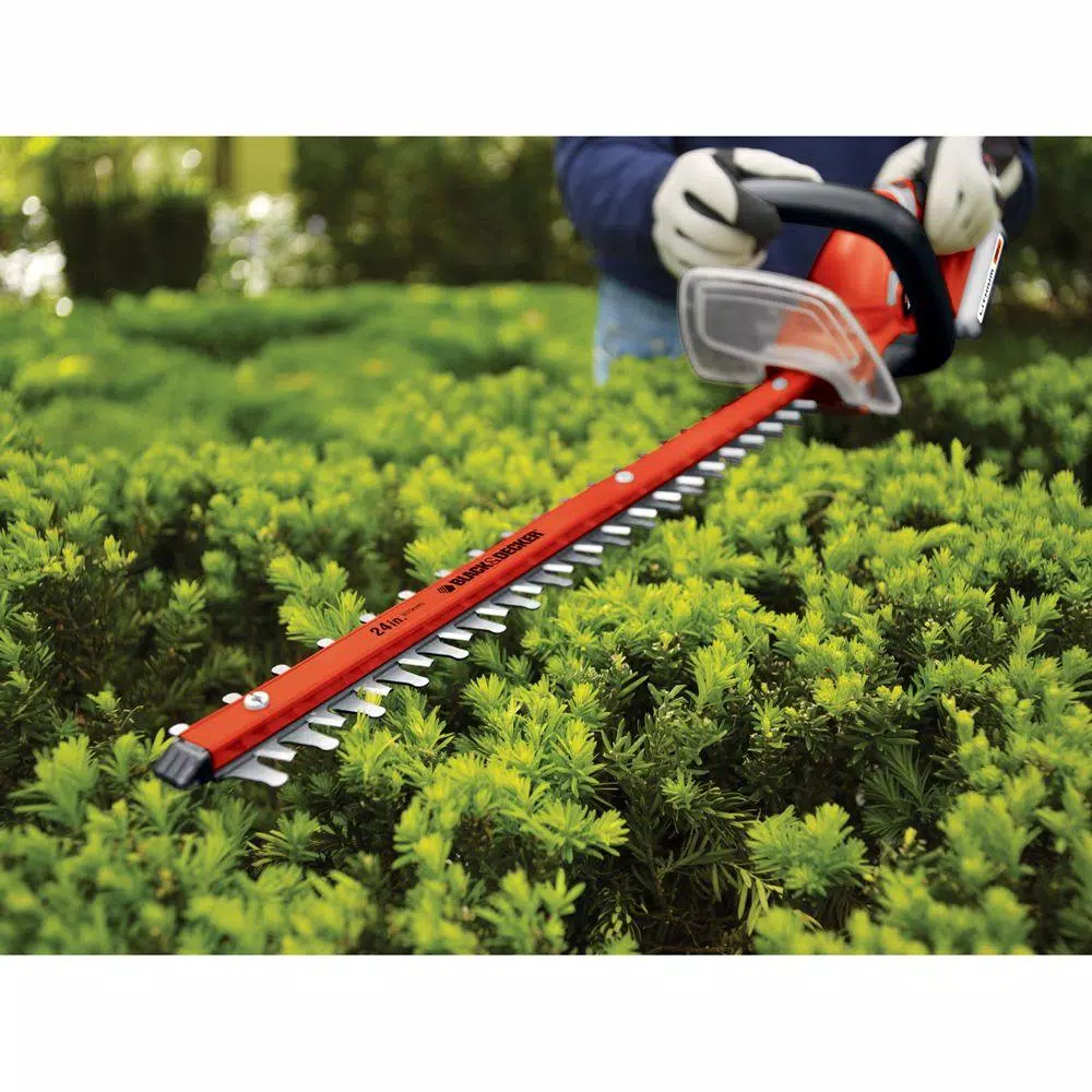 BLACK+DECKER 24 in. 40V MAX Lithium-Ion Cordless Hedge Trimmer (Tool Only)