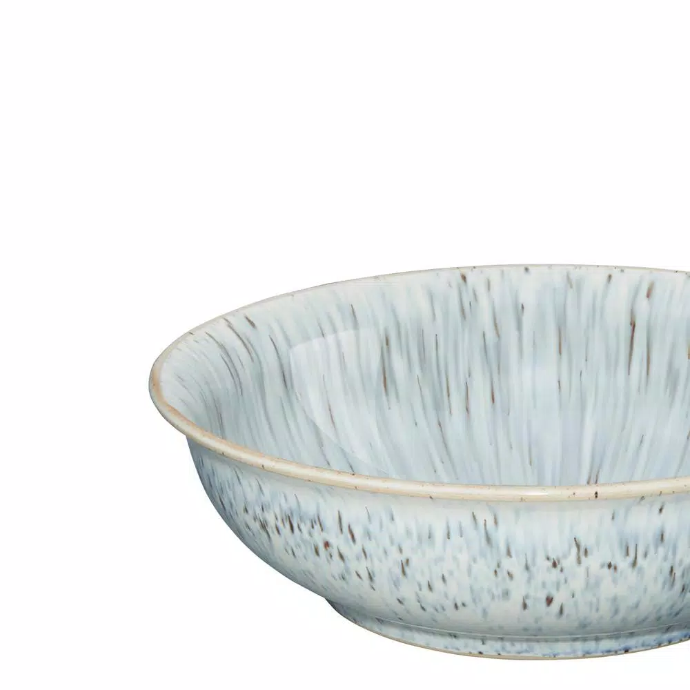 Denby Halo Stoneware 26 fl. oz. Curved Shallow Bowl