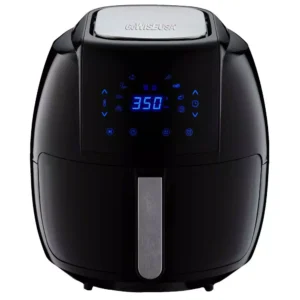 GoWISE USA 8-in-1 7.0 Qt. Black Electric Air Fryer with Recipe Book