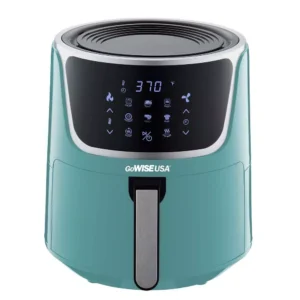 GoWISE USA 7 Qt. Mint Air Fryer with Dehydrator and 3-Stackable Racks with 8-Functions
