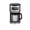 Hamilton Beach 12-Cup Black Programmable Front-Fill Coffee Maker with Thermal Carafe