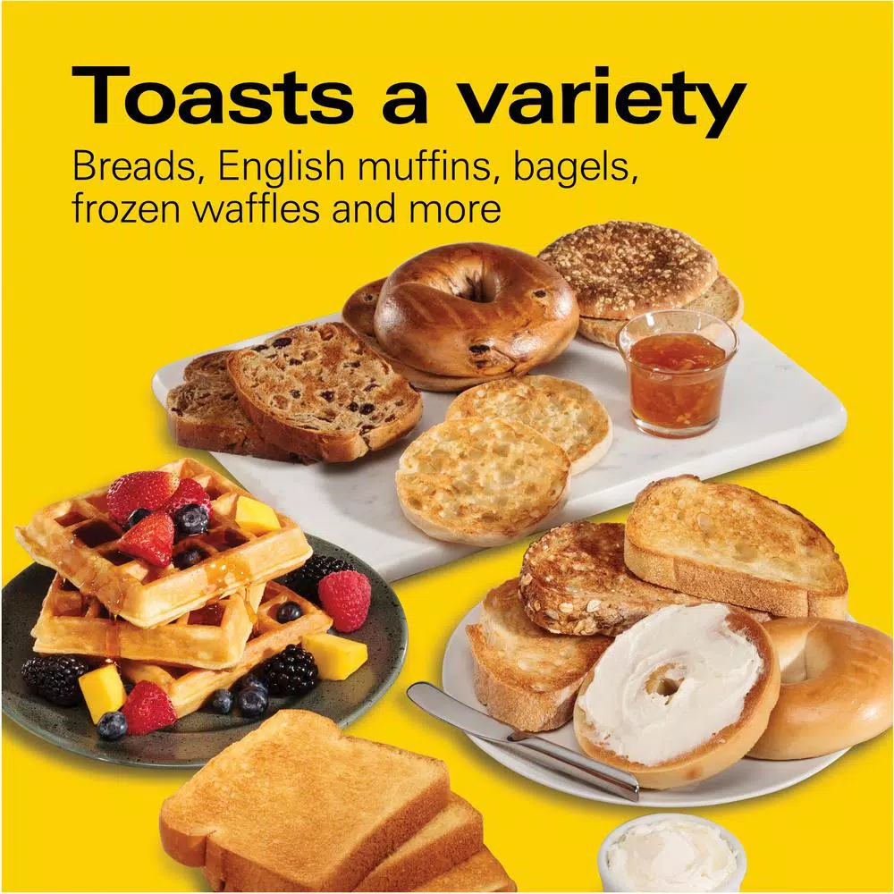 Hamilton Beach 4-Slice Black Wide Slot Toaster