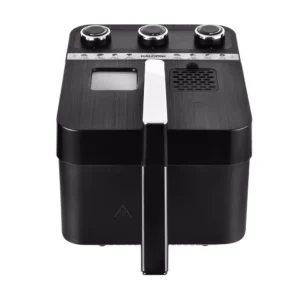 KALORIK 3.5 Qt. Black 2-in-1 Deep and Air Fryer