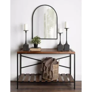 Kate and Laurel Bedrick Black Wood Candle Holder (Set of 3)