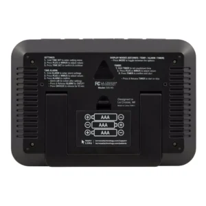 La Crosse Technology Digital Wall Clock with Temperature & Countdown Timer