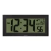 La Crosse Technology 15 in. Extra-Large Textured Atomic Digital Clock