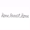 Lavish Home "Home Sweet Home" Metal Cutout Sign