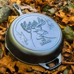 Lodge Wildlife Series 5-Piece Cast Iron Cookware Set in Black