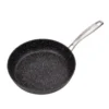 MasterPan Granite Ultra 11 in. Cast Aluminum Nonstick Frying Pan in Black