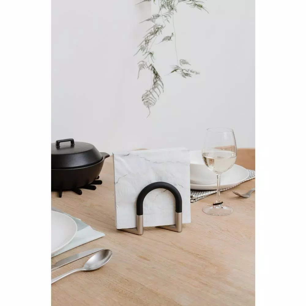 Umbra Swivel Black/ Nickel Napkin Holder
