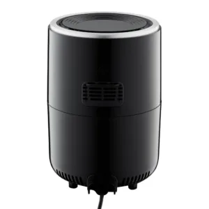 GoWISE USA 1. 7- qt. , 2.0 qt. Max Black/Silver Electric Mini Air Fryer with Digital Touchscreen + Recipe Book