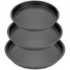 Southern Homewares 8 in., 9 in., 10 in. 3-Piece Round Baking Pan