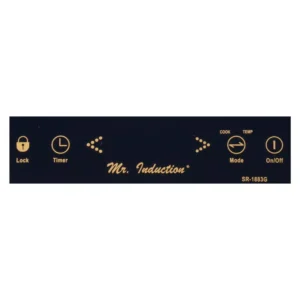 SPT 1650-Watts 8 in. Single Burner Induction Cooker (Gold/Black) with 3.5L Induction Ready Pot w/ Glass Lid