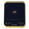 SPT 1650-Watts 8 in. Single Burner Induction Cooker (Gold/Black) with 3.5L Induction Ready Pot w/ Glass Lid