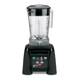 Waring Commercial Xtreme 48 oz. 2-Speed Clear Blender Black with 3.5 HP Blender, Electronic Keypad and 30-Second Timer