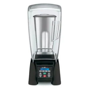 Waring Commercial Xtreme 64 oz. 10-Speed Stainless Steel Blender Silver with 3.5 HP, LCD Display, Programmable and Sound Enclosure